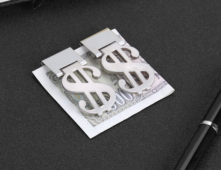 Stainless Steel Dollar Money Clip