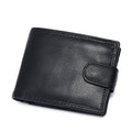 RFID anti-theft men's wallet, cowhide multi-functional wallet, European and American style casual wallet