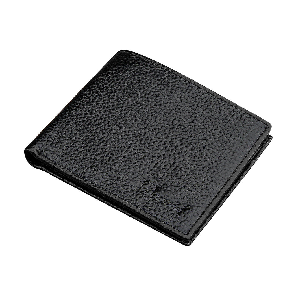 Genuine Leather Wallet for Men, Multi-Card Slot Top-Grain Cowhide, Stylish Short Genuine Leather Coin Purse Wallet