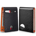 RFID ultra-thin wallet, multi-functional multi-card slot AirTag wallet, men's wallet