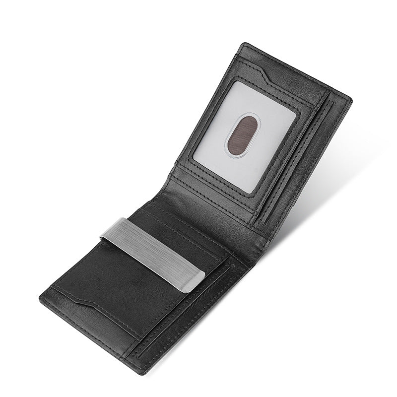 Slim Dollar Wallet-17+Genuine Leather