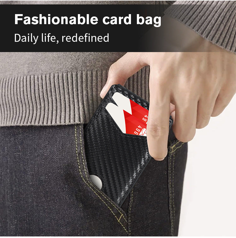RFID card wallet, multi-functional multi-card slot wallet for men