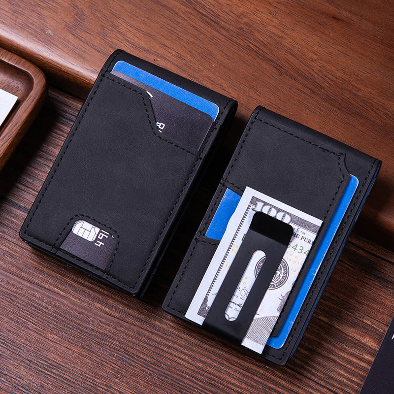 RFID Multifunctional Wallet, Metal Card Holder, Credit Card Cover, Card Case