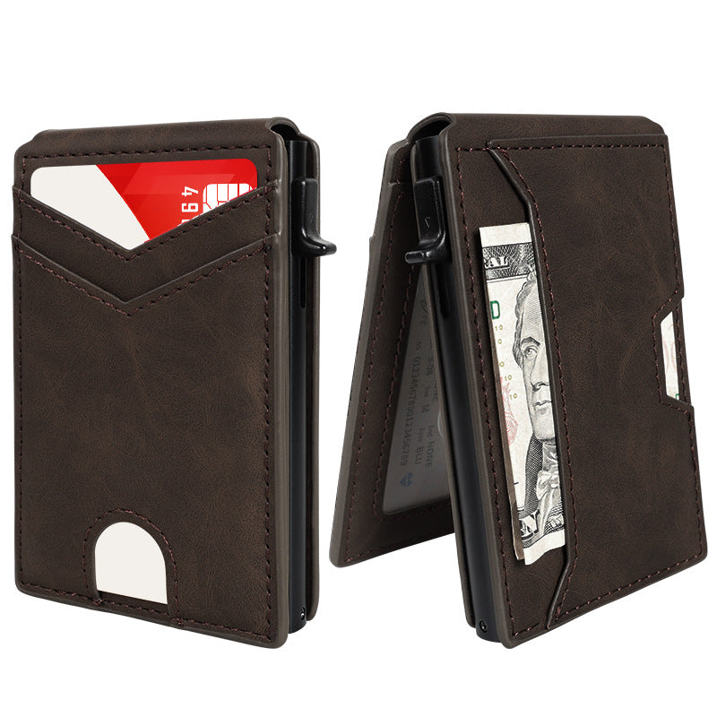 RFID card wallet, multi-functional multi-card slot wallet for men