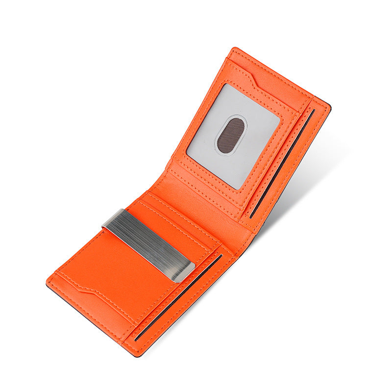 Slim Dollar Wallet-17+Genuine Leather