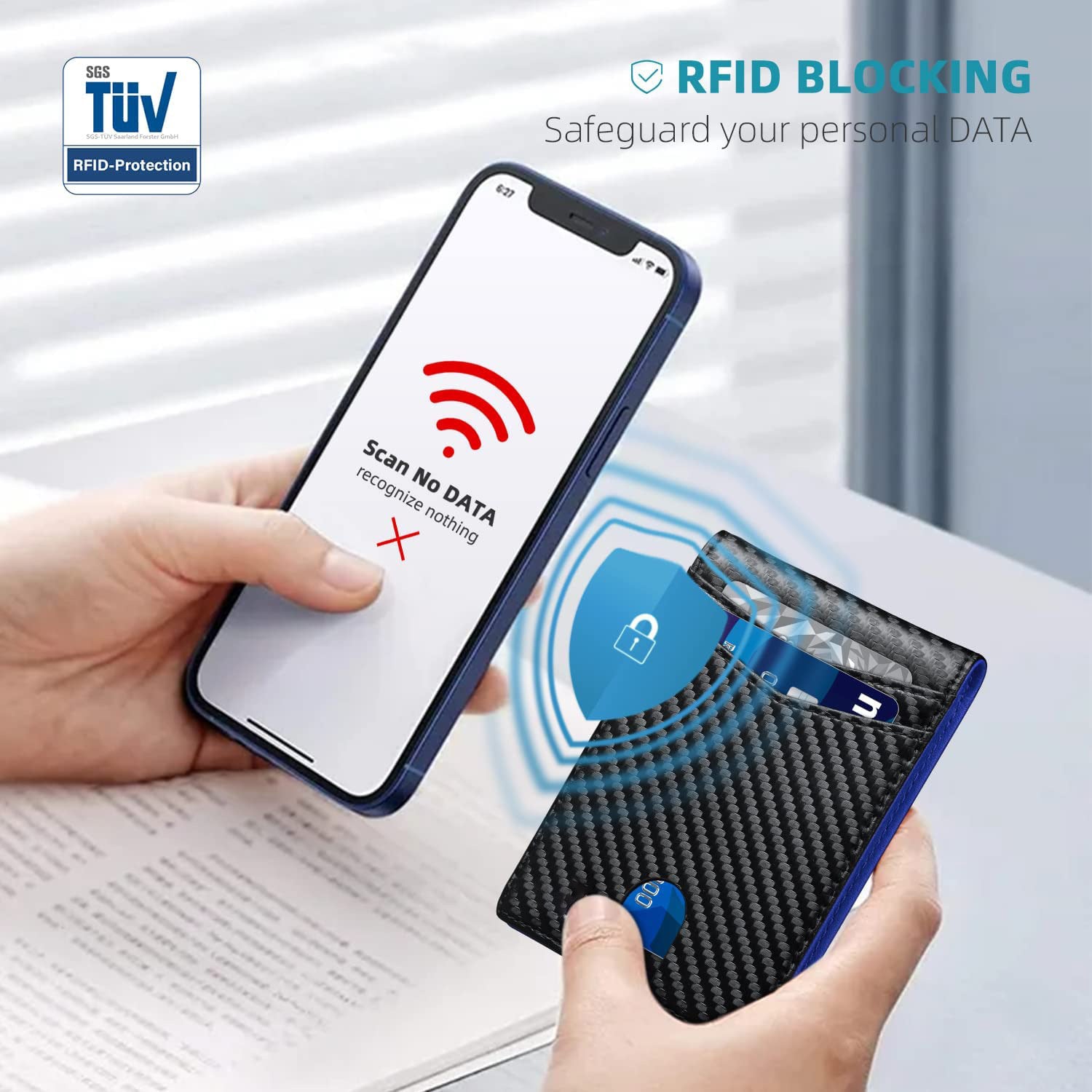 Minimalist, multifunctional, high-capacity, RFID-resistant, demagnetizing, ultra-thin, portable US dollar wallet/card holder/microfiber men's wallet/card holder