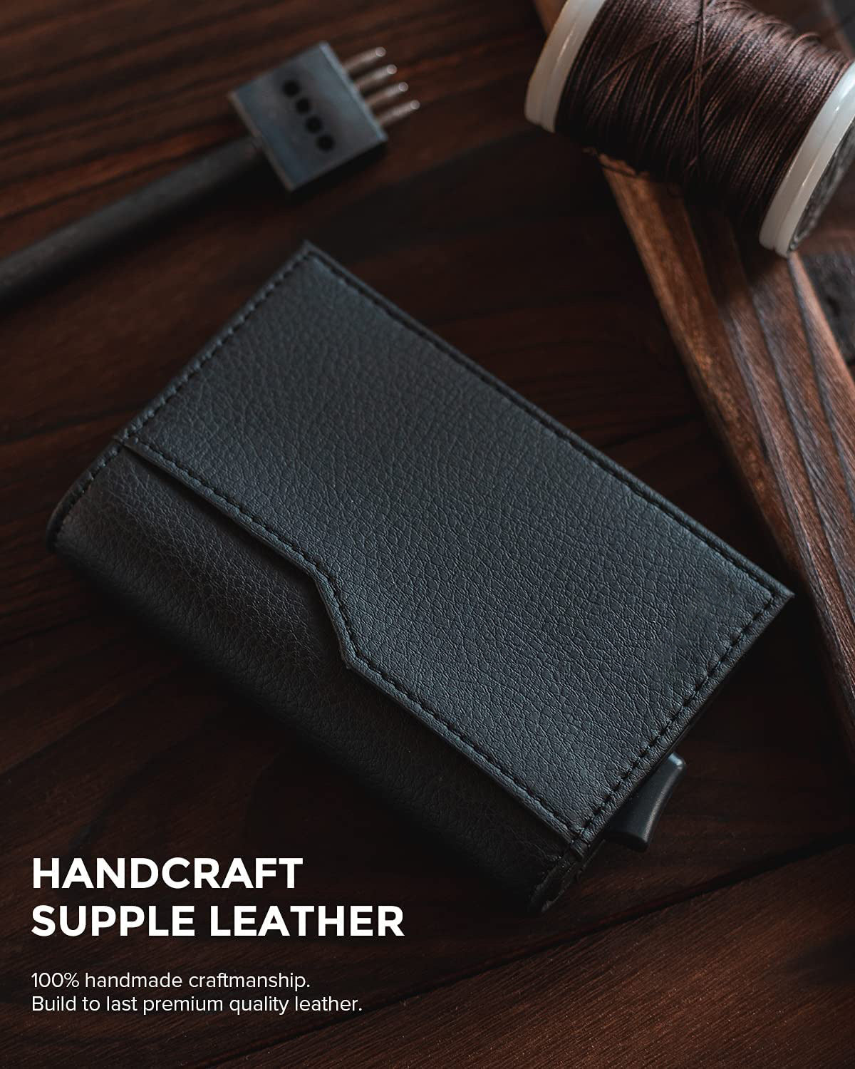 Men's Metal Card Holder, RFID Anti-theft Card Holder, European and American Style Aluminum Alloy