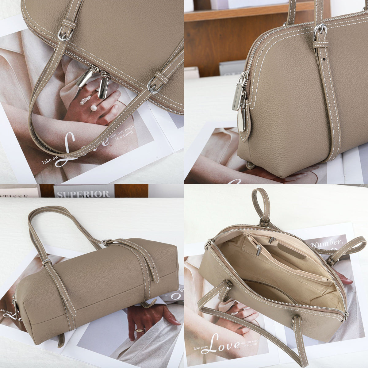 Women's Genuine Leather Bag-14