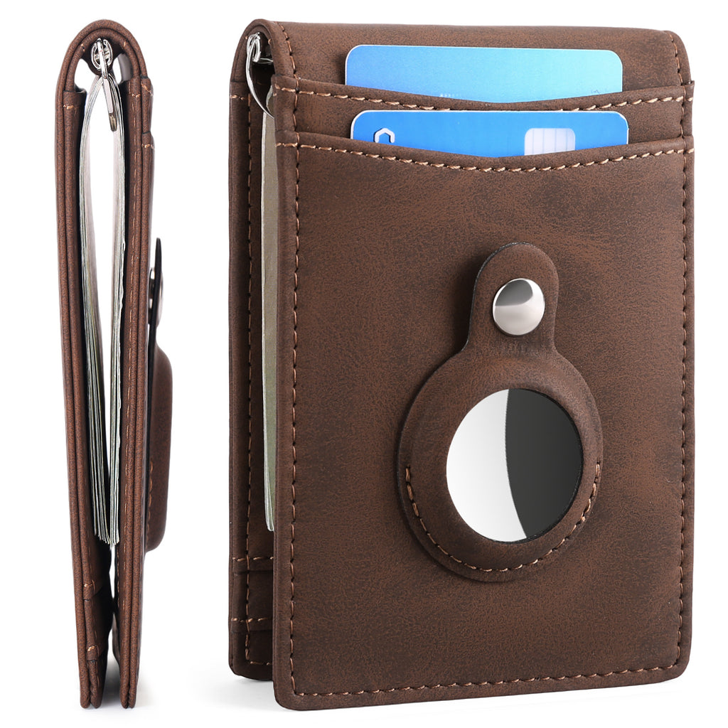 Slim Dollar Wallet-12+Genuine Leather