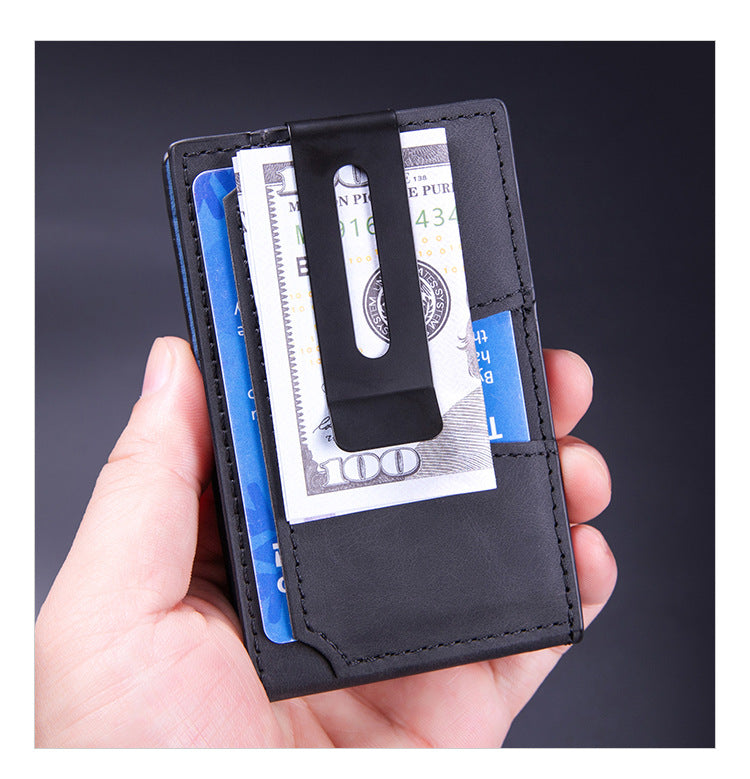 RFID Multifunctional Wallet, Metal Card Holder, Credit Card Cover, Card Case