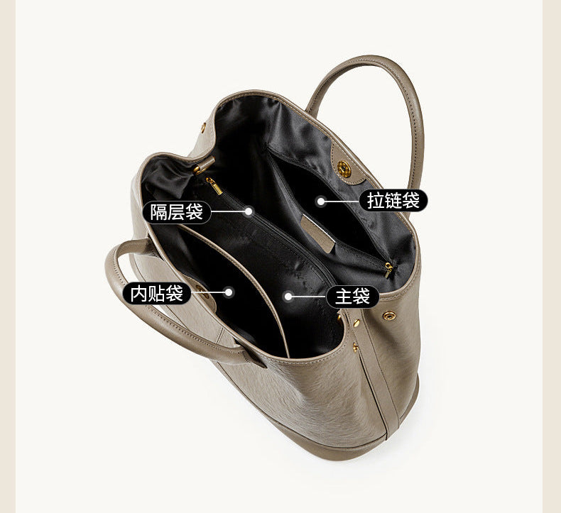 Women's Genuine Leather Bag-24