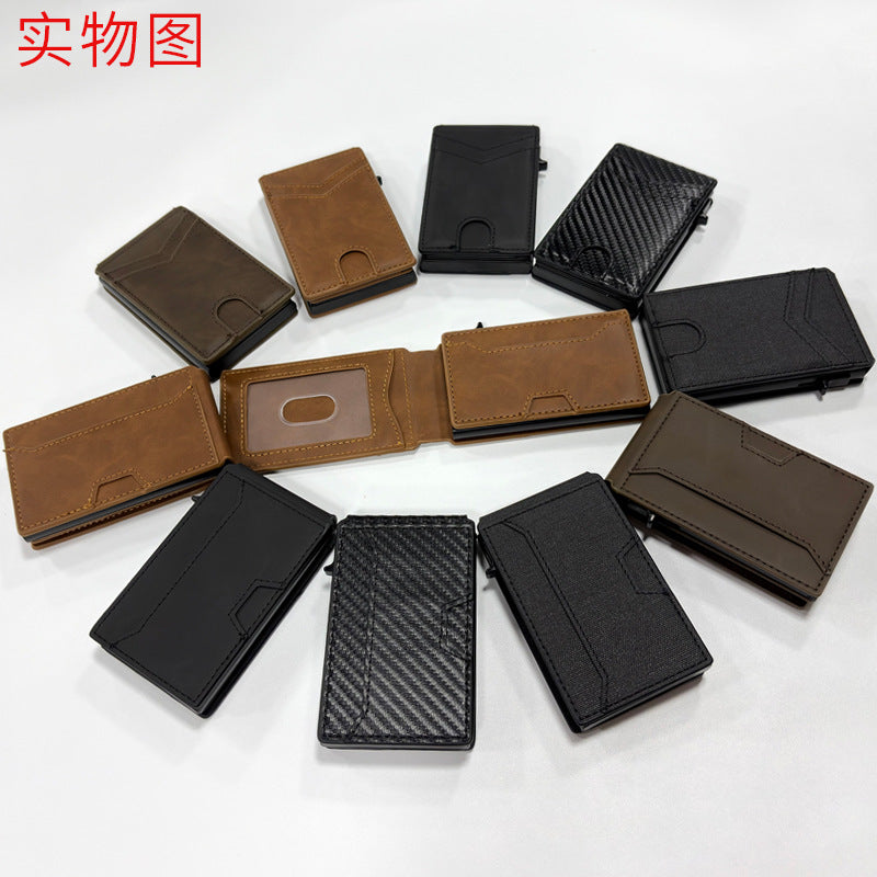 RFID card wallet, multi-functional multi-card slot wallet for men