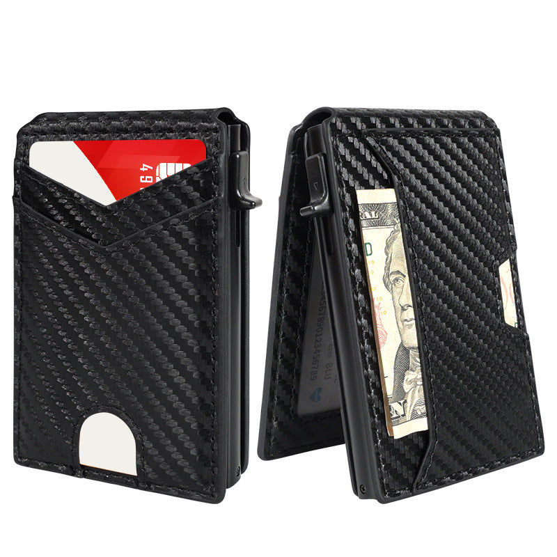 RFID card wallet, multi-functional multi-card slot wallet for men