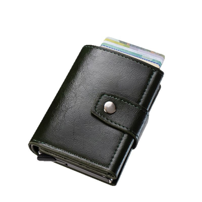 Men's Short Wallet with Multiple Card Slots and Large Capacity for Coins and Cards