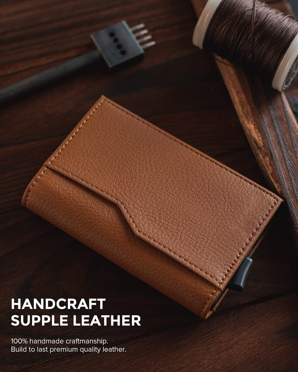 Men's Metal Card Holder, RFID Anti-theft Card Holder, European and American Style Aluminum Alloy