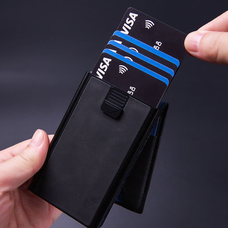 RFID Multifunctional Wallet, Metal Card Holder, Credit Card Cover, Card Case
