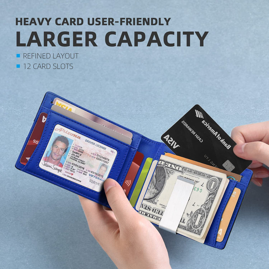 Minimalist, multifunctional, high-capacity, RFID-resistant, demagnetizing, ultra-thin, portable US dollar wallet/card holder/microfiber men's wallet/card holder