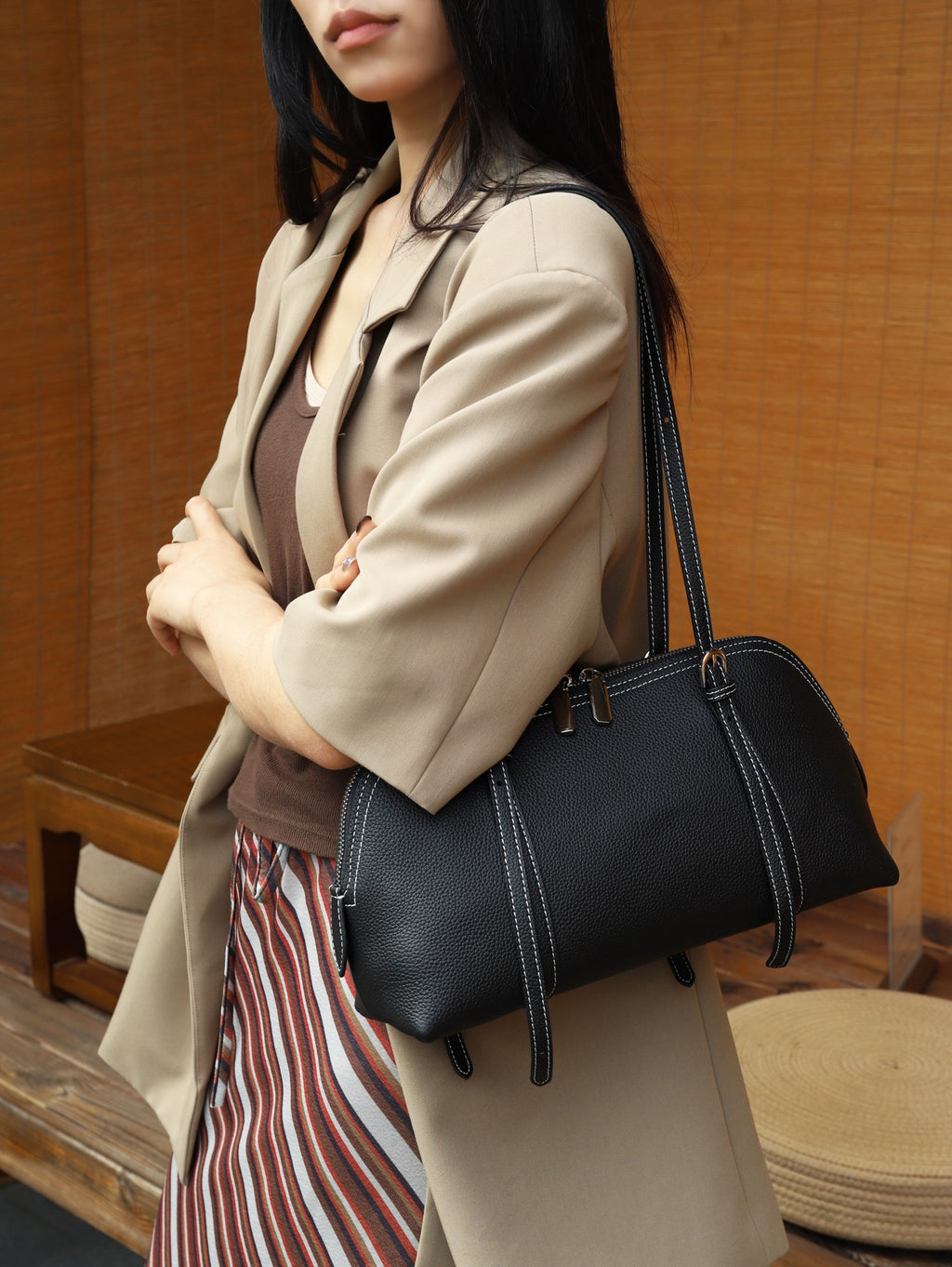 Women's Genuine Leather Bag-14