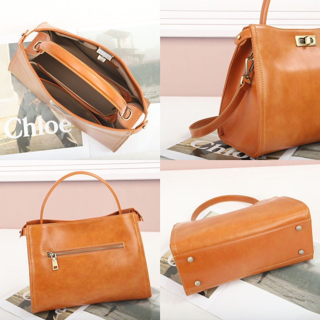 Women's Genuine Leather Bag-13