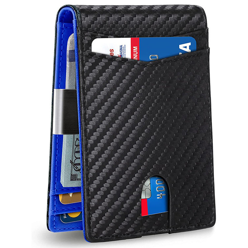 Minimalist, multifunctional, high-capacity, RFID-resistant, demagnetizing, ultra-thin, portable US dollar wallet/card holder/microfiber men's wallet/card holder