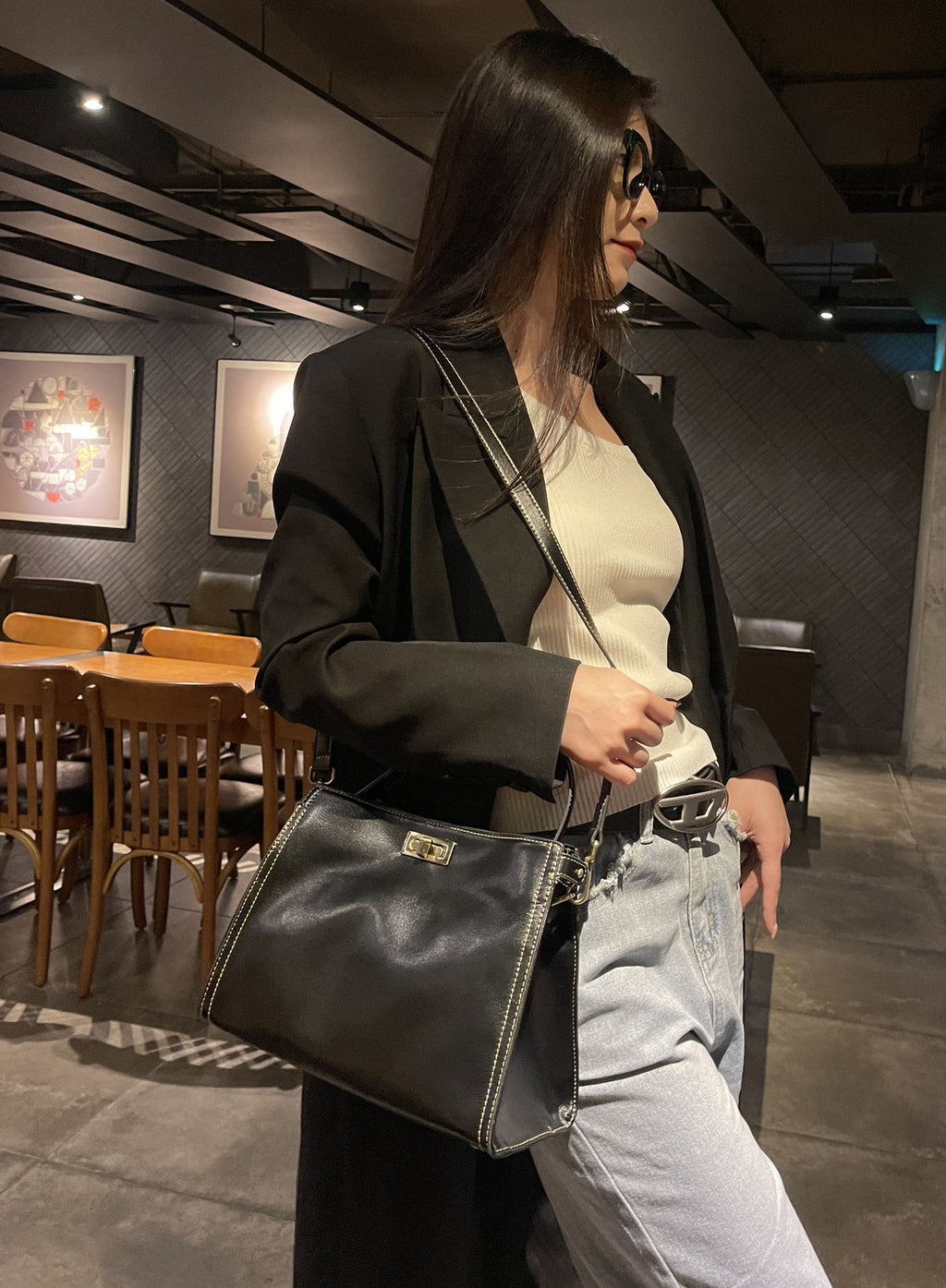 Women's Genuine Leather Bag-13