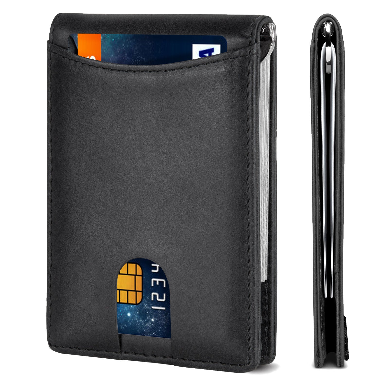 Slim Dollar Wallet+Genuine Leather-09