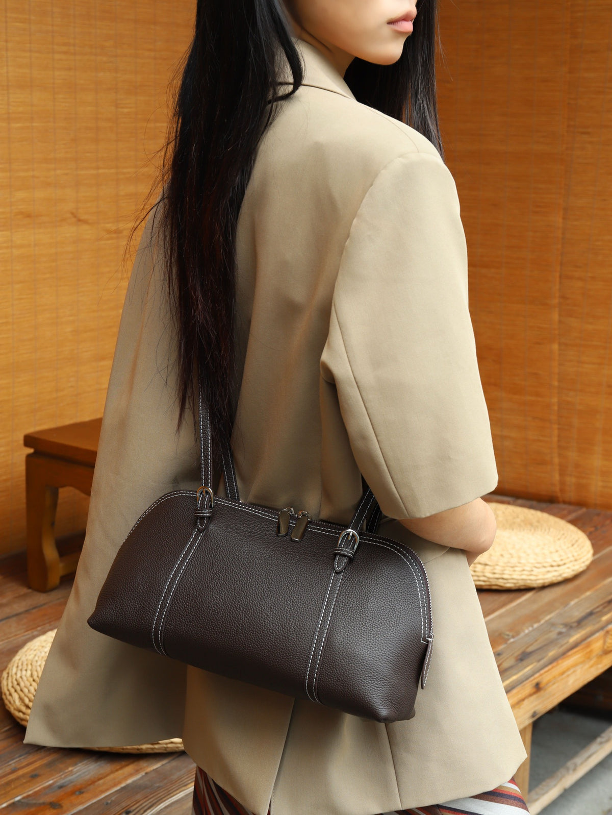 Women's Genuine Leather Bag-14