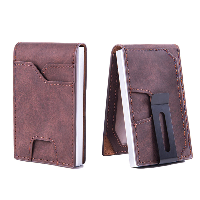RFID Multifunctional Wallet, Metal Card Holder, Credit Card Cover, Card Case