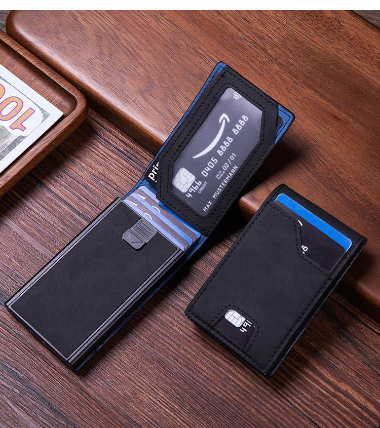 RFID Multifunctional Wallet, Metal Card Holder, Credit Card Cover, Card Case
