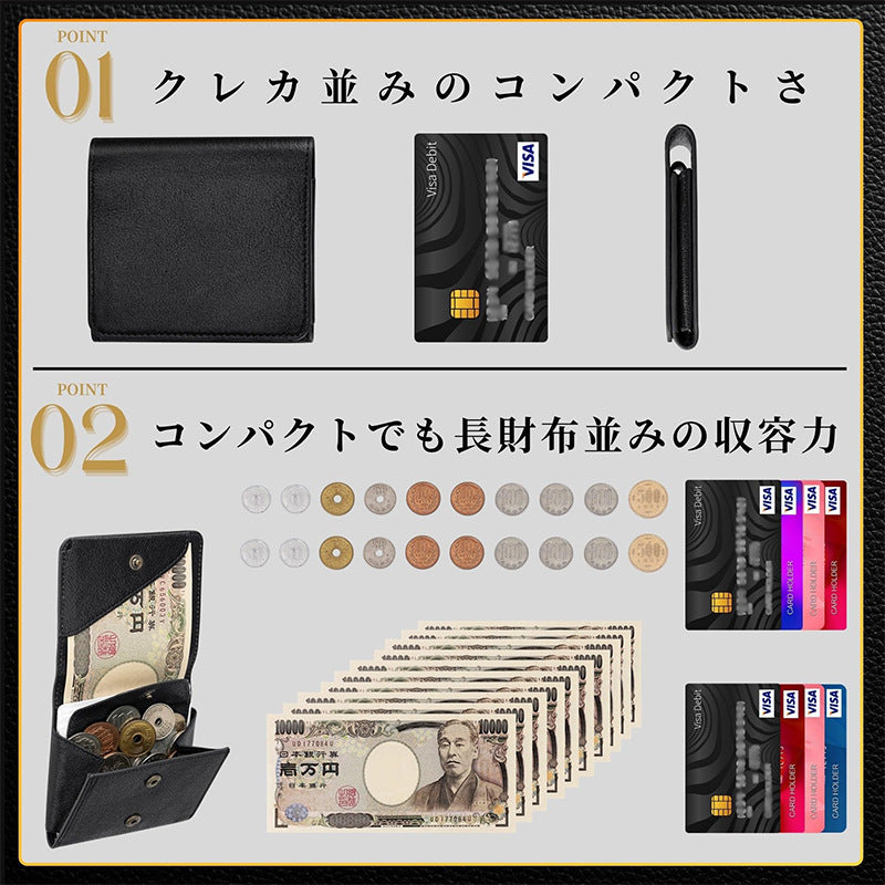 日本モデル 本革ウォレット 01