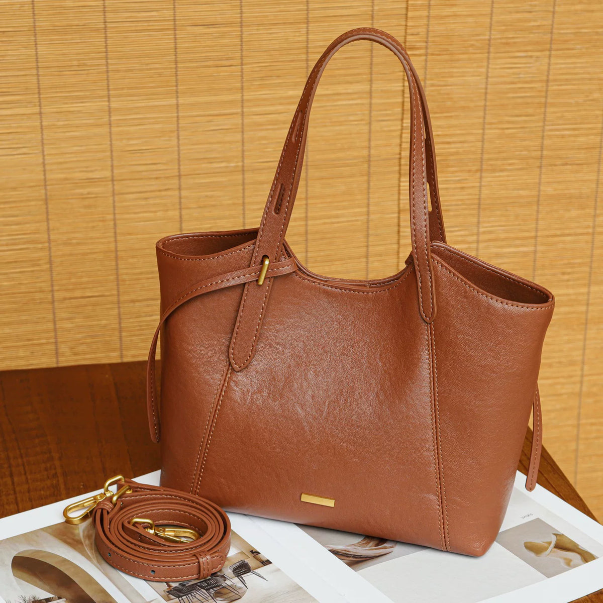 Women's Genuine Leather Bag-12