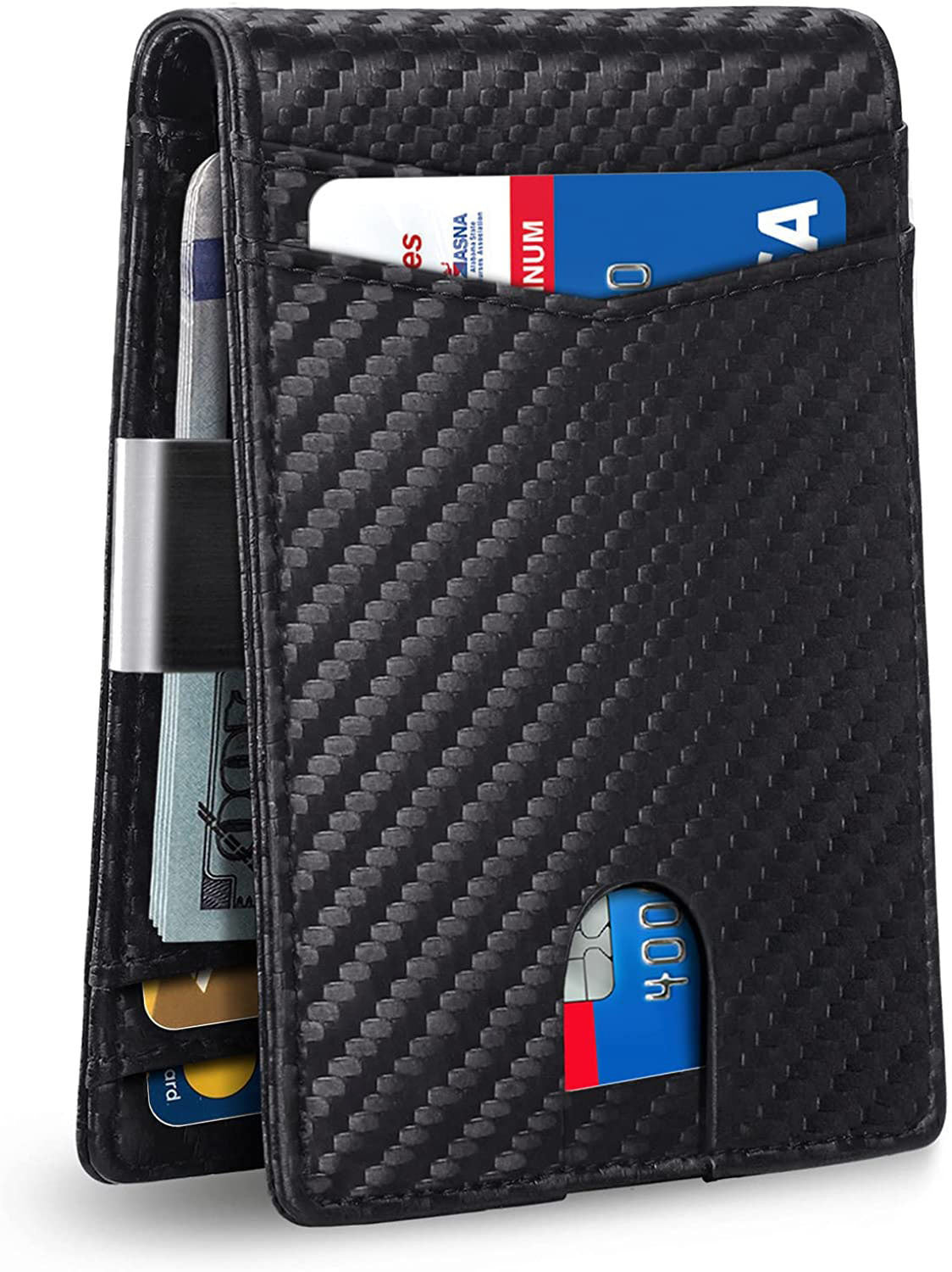 Minimalist, multifunctional, high-capacity, RFID-resistant, demagnetizing, ultra-thin, portable US dollar wallet/card holder/microfiber men's wallet/card holder