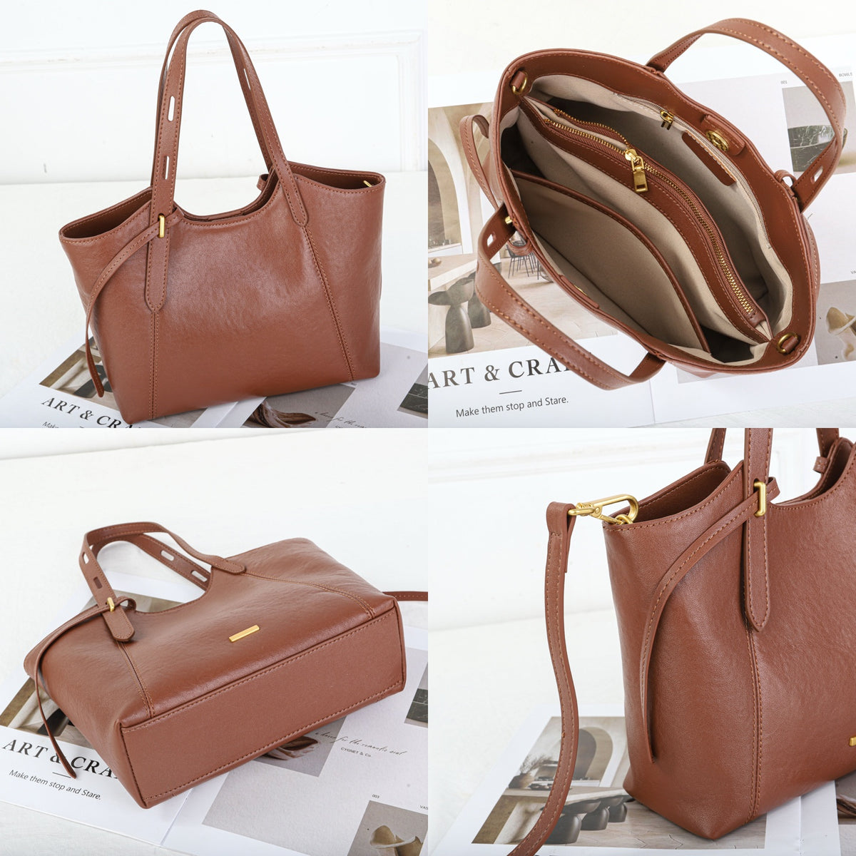 Women's Genuine Leather Bag-12