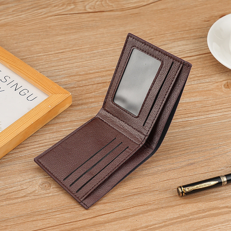 Men's Wallet, Short Style, Stylish and Simple Business Style