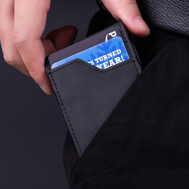 RFID Multifunctional Wallet, Metal Card Holder, Credit Card Cover, Card Case