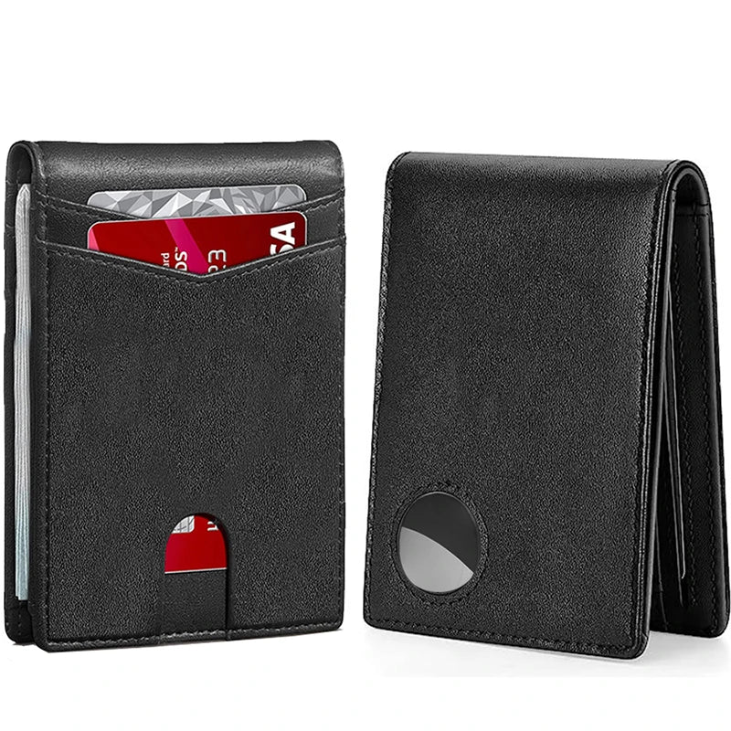 RFID ultra-thin wallet, multi-functional multi-card slot AirTag wallet, men's wallet