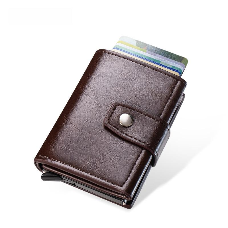 Men's Short Wallet with Multiple Card Slots and Large Capacity for Coins and Cards