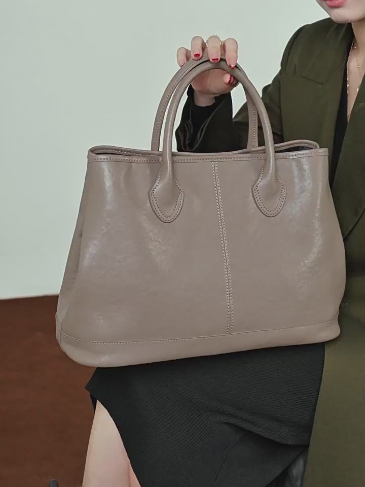 Women's Genuine Leather Bag-24