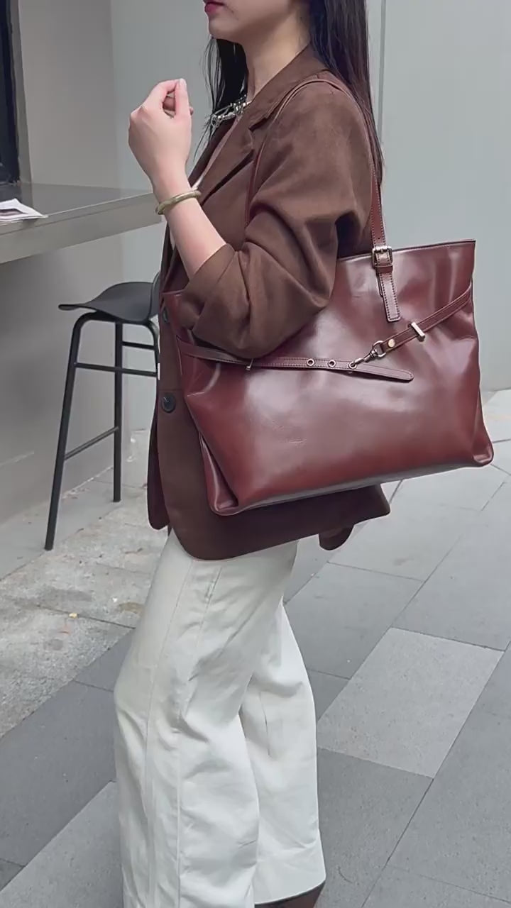 Women's Genuine Leather Bag-11